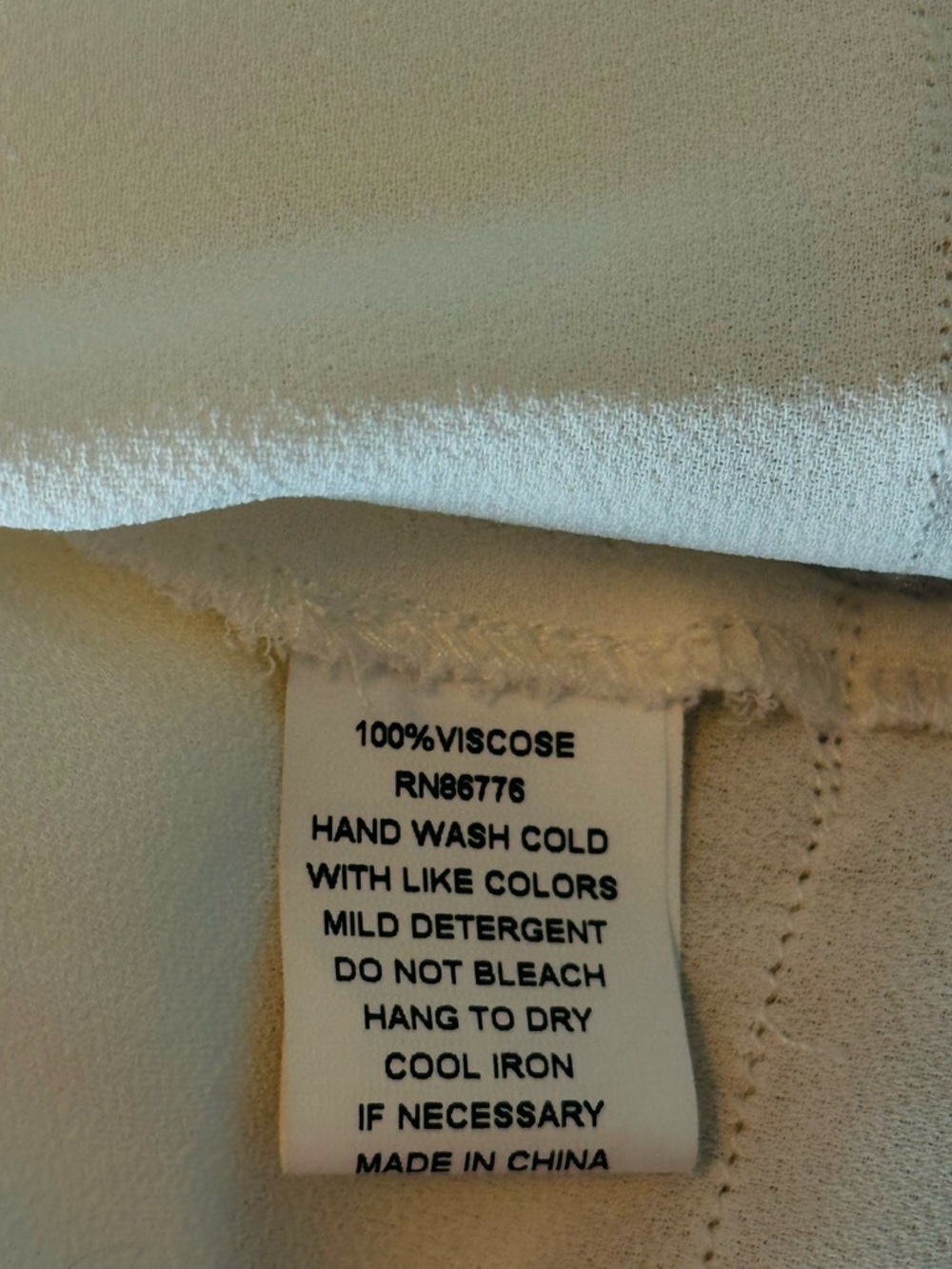 Symphony + Note Cream Top - Picture 5 of 5
